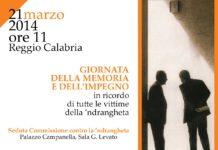 Domani giornata della Memoria Reggio Calabria