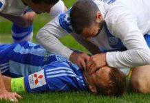 Calcio, Kankava del Dnipro salva la vita al capitano della Dinamo Kiev, VIDEO