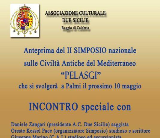 I pelasgi alla libreria Culture, associazione culturale DUE SICILIE invita Oreste Kessel Pace