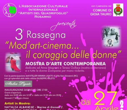 Gioia Tauro, da oggi Rassegna Mod art cinema…il coraggio delle donne