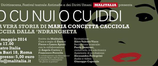 La morte di Maria Concetta Cacciola in scena a teatro
