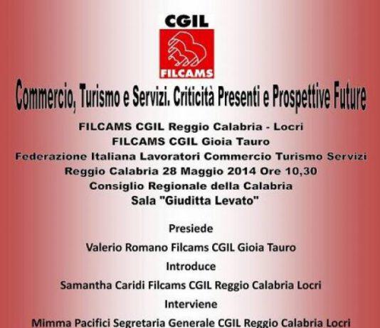 Cgil e Filcams Cgil: Necessario rilanciare commercio, turismo e servizi nella provincia reggina