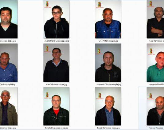 Arresti cosca Crea di Rizziconi, nomi e dettagli
