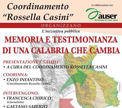 Memoria e testimonianza di una Calabria che cambia
