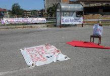 Gioia Tauro, presidio del Comitato Fiume contro il trasbordo delle armi chimiche