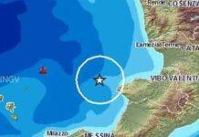 Forte scossa di terremoto tra il golfo di Gioia Tauro e quello di Sant’Eufemia