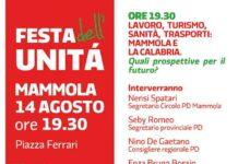 Mammola, Giovedì 14 agosto Festa dell’Unità