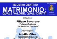 La Manif Pour Tous Italia organizza convegno “Matrimonio: quale valore, quali diritti”