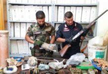 Trovati arsenale ed un chilo di droga, arrestato idraulico incensurato nel reggino