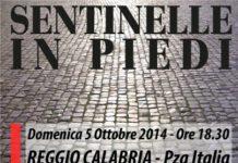 Reggio Calabria, il 5 ottobre tornano in piazza le Sentinelle in Piedi