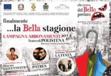 Si apre la stagione teatrale 2014-2015 della Residenza teatrale della Piana