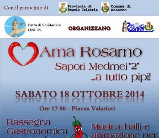 “AMA ROSARNO SAPORI MEDMEI” grande successo, cittadini soddisfatti
