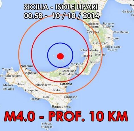 Quattro scosse di terremoto tra Sicilia e Calabria. Avvertite da Messina a Vibo