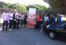 Presidio-conferenza stampa di “SINISTRA per REGGIO con Falcomatà Sindaco” presso il Depuratore di Ravagnese
