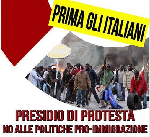 Forza nuova Calabria manifesterà contro le politiche pro-immigrazione ed anti-italiane