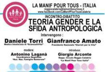 Reggio Calabria, La Manif Pour Tous Italia organizza convegno Teoria gender e la sfida antropologica