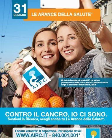 Le arance di Rosarno nelle Piazze d’Italia per la lotta contro i tumori