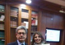 Legione Federiciana consegna litografia al Procuratore di Vibo Valentia Mario Spagnuolo