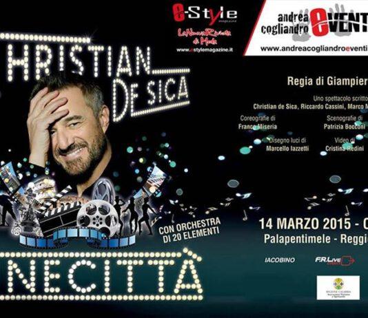 Cristian De Sica in scena a Reggio, Andrea Cogliandro Eventi