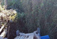 Rosarno, auto con a bordo due rapinatori precipita in una fiumara