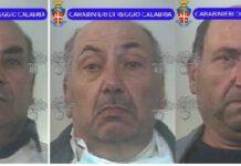 Arrestati per armi i fratelli D’Agostino a San Roberto (Reggio Calabria)