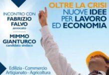 Sabato 18 aprile il candidato a sindaco Mimmo Gianturco, incontra i cittadini per parlare di Edilizia, Commercio, Artigianato, Agricoltura