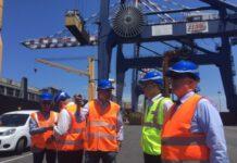 I consiglieri regionali Greco e Sergio (Oliverio presidente) in visita al porto di Gioia Tauro