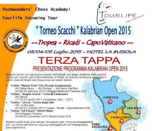 A Capo Vaticano la terza tappa dell’importante torneo di scacchi “Kalabrian Open”