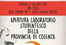 Run Cosenza, giovedì apertura Laboratorio Studentesco