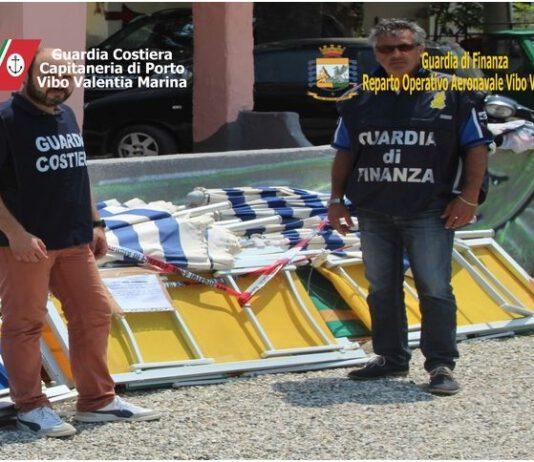 Sequestrati due stabilimenti balneari a Tropea e a Ricadi