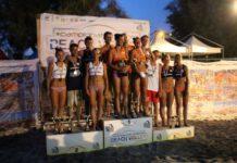 I vincitori del Campionato Italiano di beach vollet Under19 Tappa di Amantea