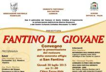 Lubrichi, domani convegno “FANTINO IL GIOVANE”