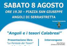 Ad Angoli di Serrastretta l’onorevole Angela Napoli ritira premio e presenta il libro “La Penisola dei Tesori” di Agostino Perri