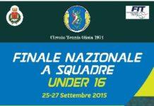 A Gioia Tauro la finale nazionale a squadre Under 16 maschile di tennis