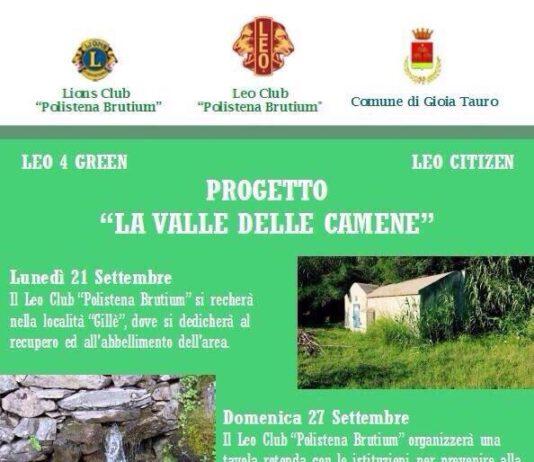 Gioia Tauro, il Lions club”Polistena Brutium” e il Comune presentano “La valle delle Camene”