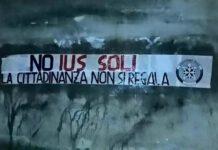 Ius soli, CasaPound mette striscioni in 80 città e lancia referendum abrogativo