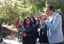 Fabrizia: Nucera partecipa alla manifestazione di protesta contro le drammatiche condizioni della viabilità