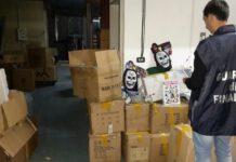Calabria, sequestrati prodotti cinesi per halloween