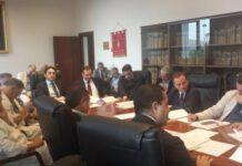 L’Ufficio di Presidenza ed i Capigruppo agli ospedali Riuniti di Reggio Calabria