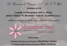 “Il Sangue Rosa. Un’altra vita è possibile” riapre domani il Rendano gli incontri con le scuole