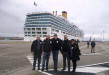 L’Associazione Fidelitas al Porto di Schiavonea per la nave Costa