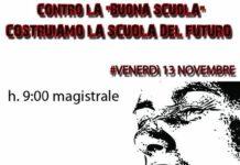 Manifestazione 13 novembre, i Partigiani della scuola pubblica nelle Prefetture
