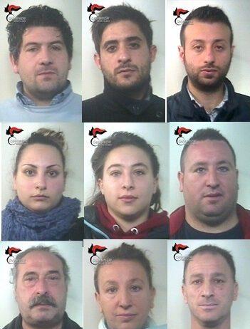 Operazione Calcara, nove arresti tra Bagnara e Scilla. Foto e nomi