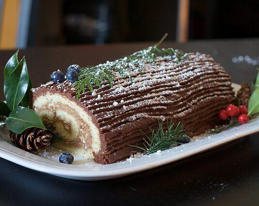 Ricette per le feste, “Tronchetto di Natale alle castagne”