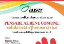 Il 10 dicembre a Delianuova la Conferenza di Organizzazione dell’Associazione Auser