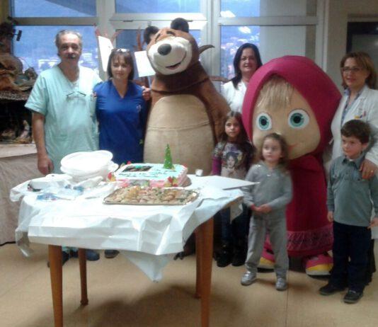 Lamezia Terme, una giornata in pediatria con Masha e Orso per rallegrare i bambini ricoverati