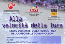 Oggi e domani all’ITIS Conte Milano di Polistena si andrà ALLA VELOCITA’ DELLA LUCE