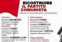 Il 23 a Siderno, incontro dibattito Ricostruire il Partito Comunista