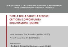 Oggi convegno “Tutela della salute a Reggio: criticità e opportunità”