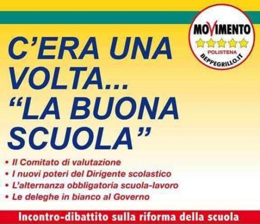Scuola, Il Movimento 5 Stelle a Polistena per parlare della riforma